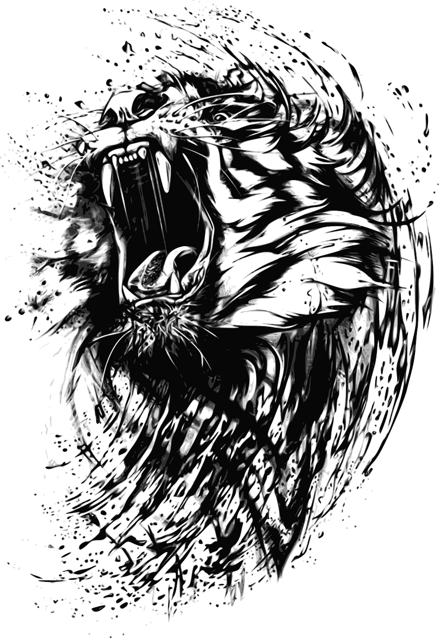 tiger-2028215_1280 Image de lion symbolisant la force